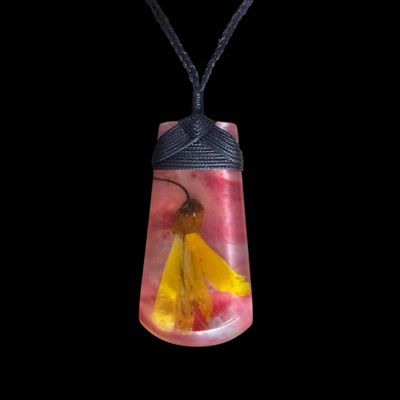 Kowhai Flower Pendant