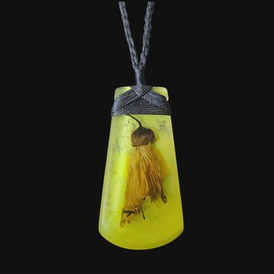 Kowhai Flower Pendant