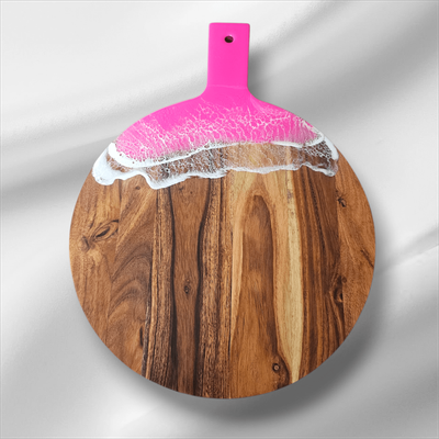 Pink Round Serving Platter