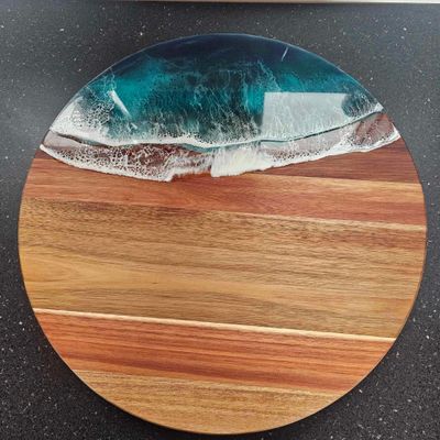 Moody Ocean Lazy Susan