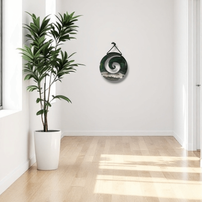 Large Green Beach Koru