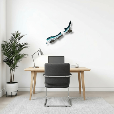 Green New Zealand Wall Art