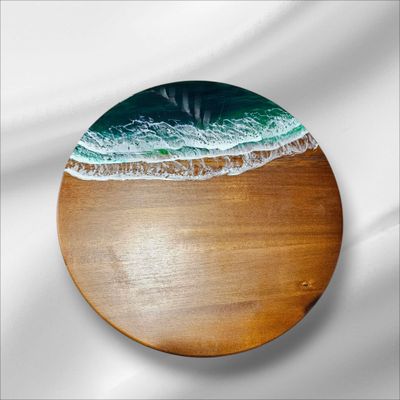 Green Ocean Inspired Lazy Susan