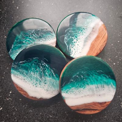 Green Ocean Coasters
