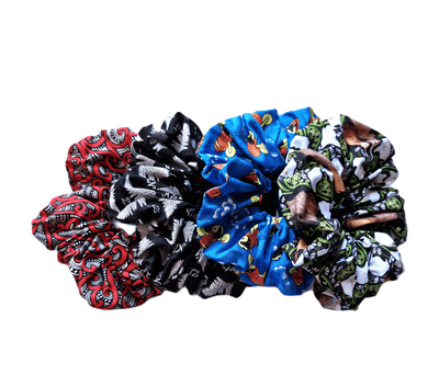 Kiwiana Cotton XL Scrunchies