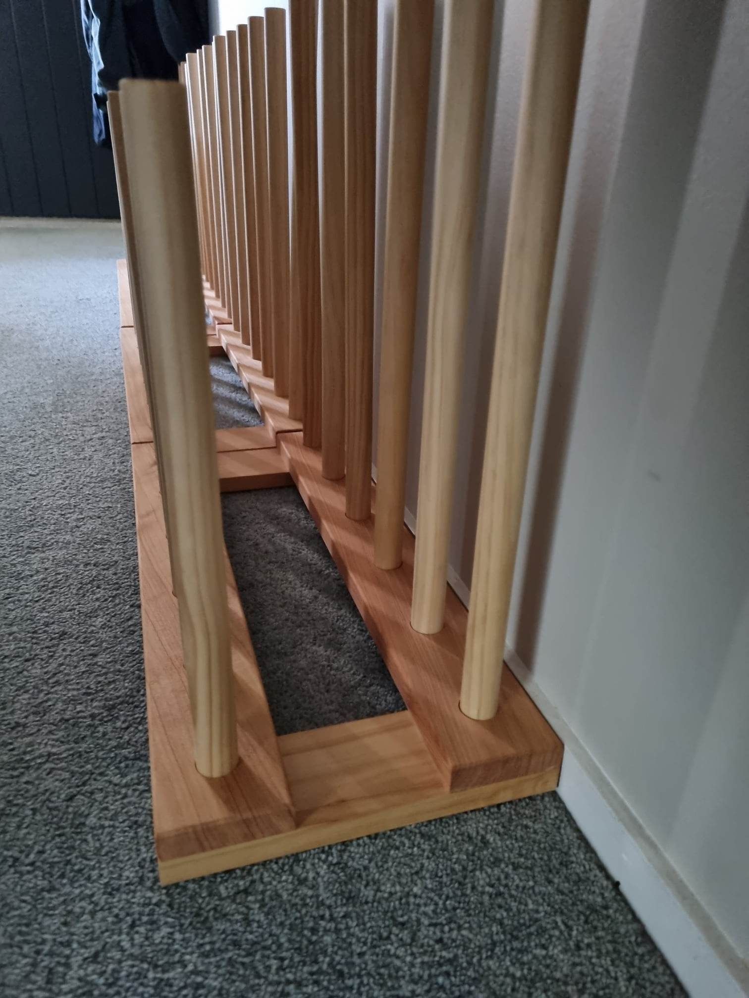 Floor standing gumboot rack, Garden / Outdoors Carpenter & co Ltd