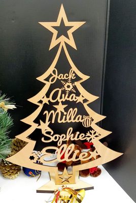 Christmas Tree with names