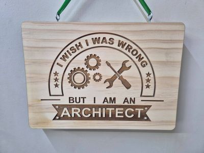 I wish I was wrong but I'm a.........wooden sign