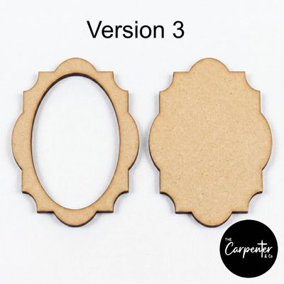 Craft Blank MDF Frame 2 Layer