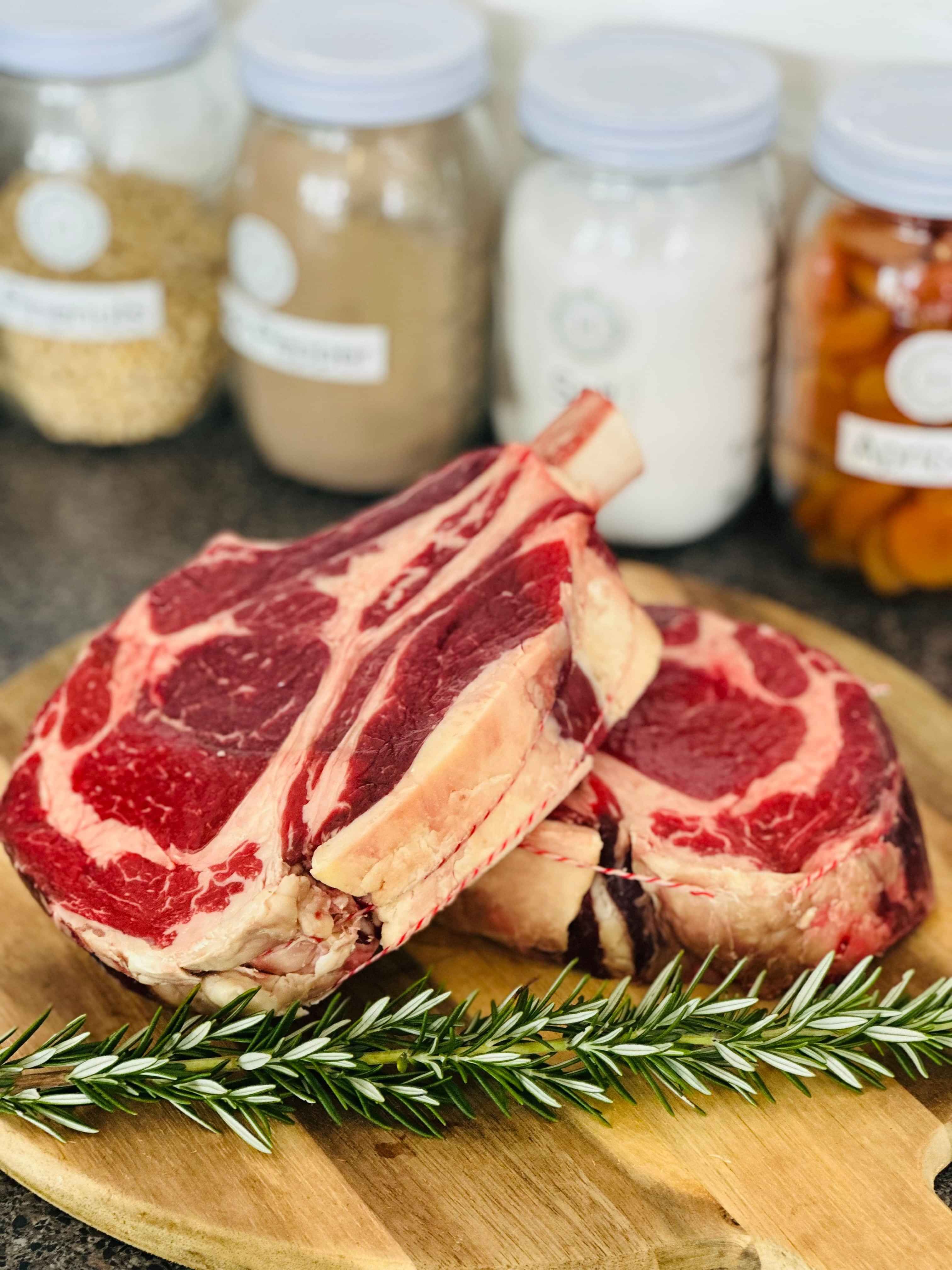 Meat sizzling on a barbeque