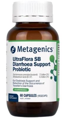 Metagenics Ultra Flora SB Diarrhoea Support Probiotic 60 Capsules