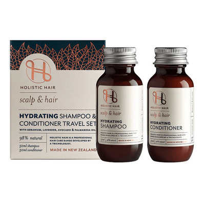 Holistic Hair Hydrating Shampoo &amp; Conditioner Travel Set 50ml