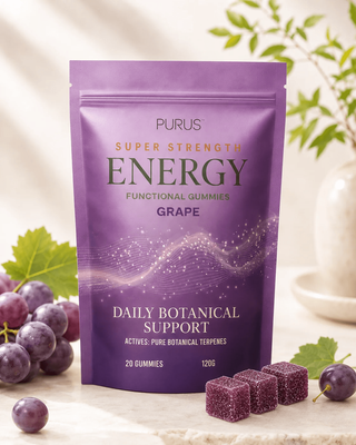 Purus Terpene Gummies Energy Grape  20 &times; 6g