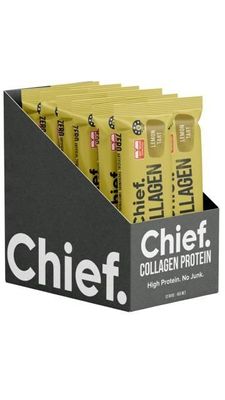 Chief Nutrition Collagen Protein Bars  (12 Pack)