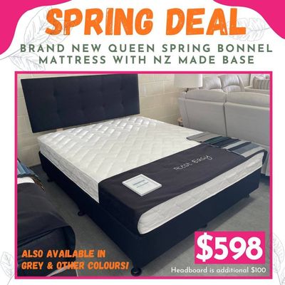 Nania Spring Bonnell Bed (Single to Queen)