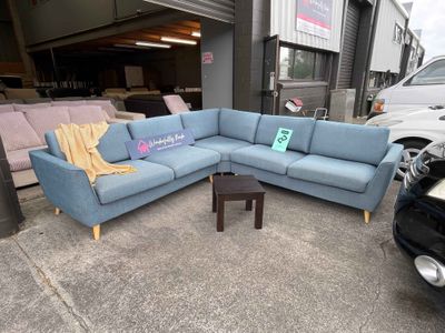 Danske Mobler Blue Corner Couch