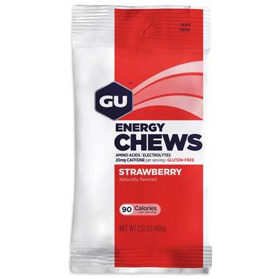 GU Chews Strawberry from box of 12 double serves