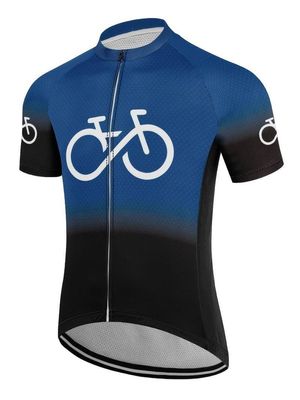 CYCLING JERSEY BLUE GRADIENT M