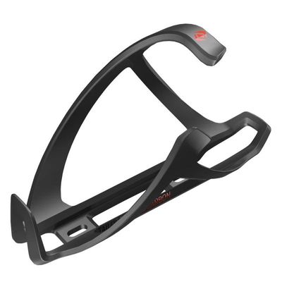 SYN BOTTLE CAGE TAILOR CAGE 1.0 RIGHT BLACK/SPICY RED/ OSZ