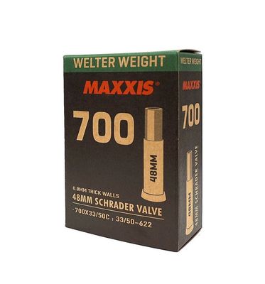 MAXXIS TUBE 700c x 33/50 SV WELTERWEIGHT 48mm, 130g 0.8mm WALL