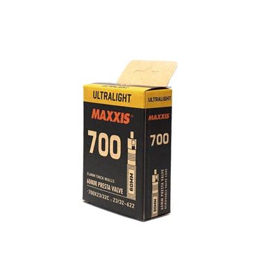 MAXXIS TUBE 700c x 23/32 FV ULTRALIGHT 60mm RVC, 0.6mm THICK