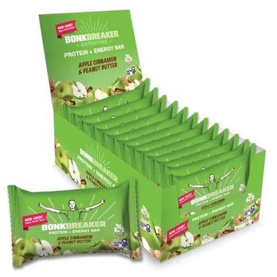 Bonk Breaker Protein &amp; Energy Bar Apple Cinnamon &amp; Peanut Butter