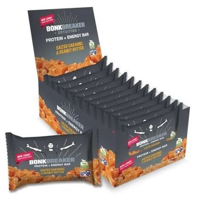 Bonk Breaker Salted Caramel &amp; Peanut Butter Protein + Energy Bars