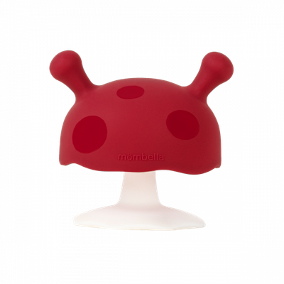 Mombella Mushroom Teether Chimney Red