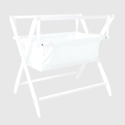 ​Cariboo Gentle Motions (Bassinet Only) White/White Fabric /Foam Mattress