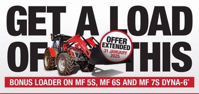 Dealer Loader Promotion Example Massey Ferguson Bonus Loader Promotion | Waikato Tractors Ltd