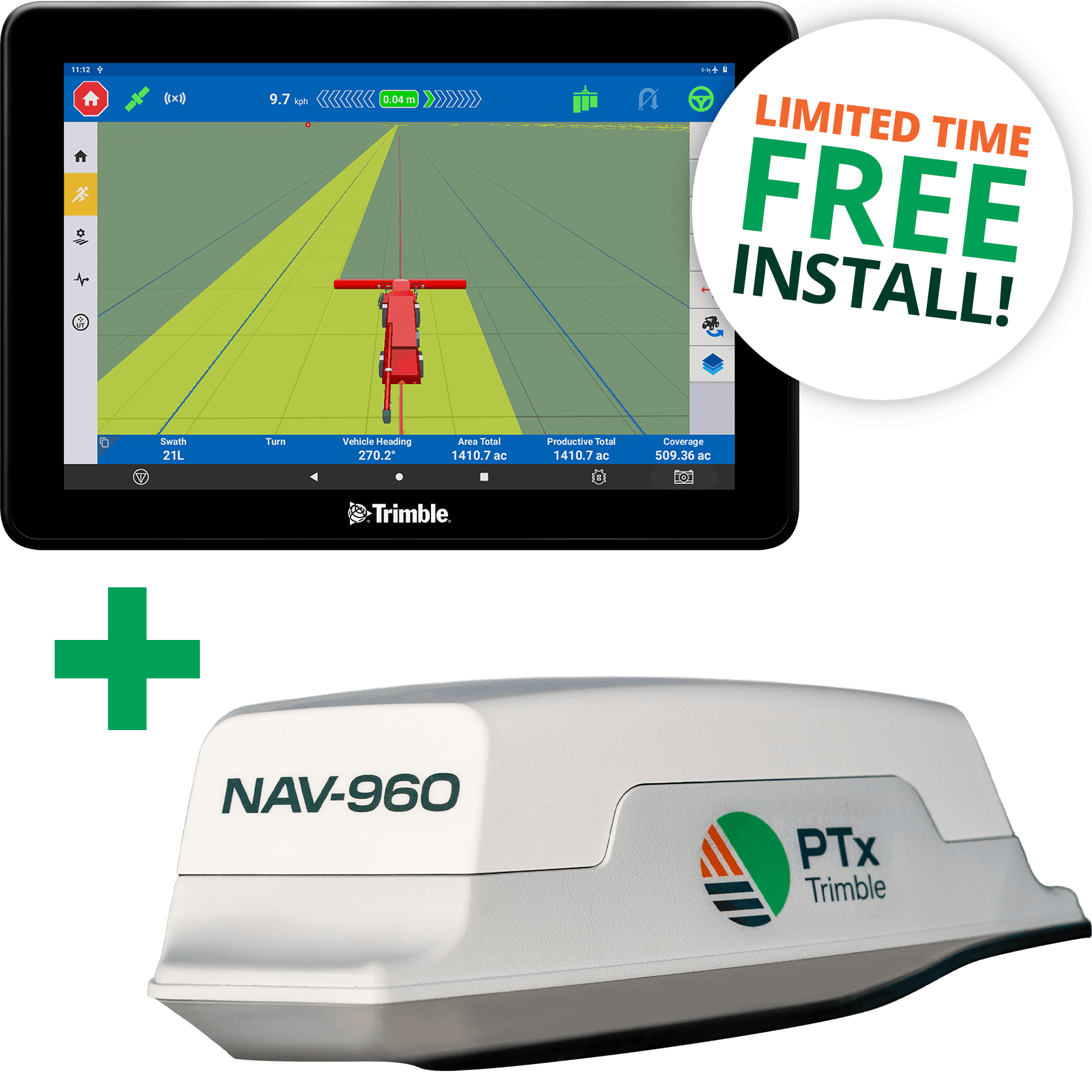 PTx Trimble Basic Bundle: GFX-1260 display + NAV-960 guidance controller