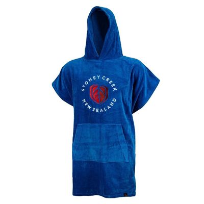 STONEY CREEK KIDS TOWEL HOODY BLUE