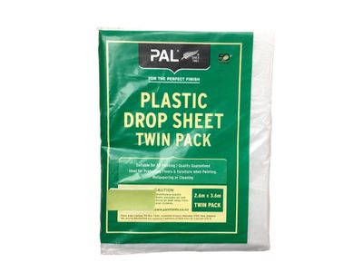 Drop Sheet Plastic 2pk