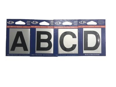 Aluminium Letters Self Adhesive