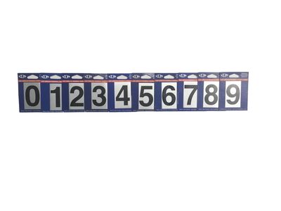 Aluminium Numbers Self Adhesive / 0