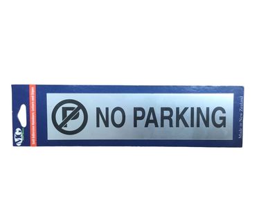 Aluminium Signs Self Adhesive NO PARKING