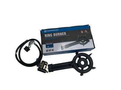 CAMPMASTER DOUBLE CAST IRON RING BURNER with Reg