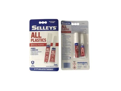 Selleys Power Grip All Plastics Clear 3ml