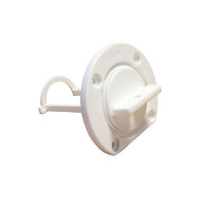 WHITE PLASTIC BOAT BUNG KIT - 40mm