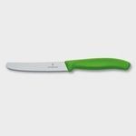 VICTORINOX TOMATO/SAUSAGE KNIFE 11cm - GREEN