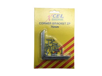 CORNER BRACKET ZP 75mm