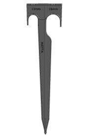 WETTA 13mm Stake Pipe Bagged