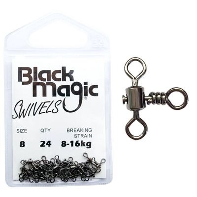 Black Magic Mini 3-Way Swivel (24pk)