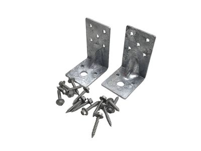 95MM BRACING BRACKET + T17 SCREWS (1PAIR) GALV