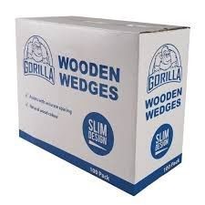 GORILLA WOODEN WEDGES (100pc)