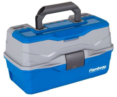 FLAMBEAU CLASSIC TACKLE BOX 2 TRAY BLUE