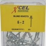 ALUMINIUM RIVETS 5 - 2 (25pc)