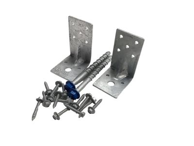 BRACING BRACKET + SCREW BOLTS + SCREWS 15KN GALV 1 PAIR