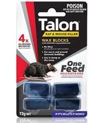 TALON RAT/MOUSE WAXED BAIT  (72gm)