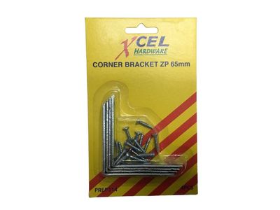 CORNER BRACKET ZP 65mm